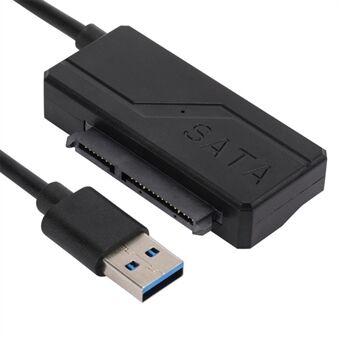 USB3.0 til SATA-adapterkabel USB3.0 Easy Drive-ledning 3,5 tommer / 2,5 tommers harddiskkabel SATA-konverteringskabel for Solid State-disk