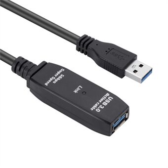 YC30 15m USB3.0 hann til hunn forlengelseskabel 5Gbps høyhastighets forlengerledning