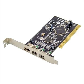PCI 1394A+1394B FireWire 800 Capture Card SN082AA2+TSB81BA3 Dual Chip Control Processor