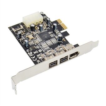 PCI-E X1 FireWire TI XIO2213A 3-ports 1394 (2B+1A) videoopptakskort