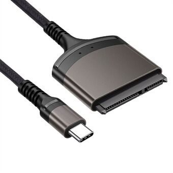 UC-146-SL 5 Gbps USB-C til SATA 22-pins Type-C adapterkabel for 2,5\'\' harddiskdriver SSD bærbar PC (Total lengde: 25 cm)