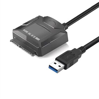 U3-027-OD USB 3.0 til vinklet SATA 22-pinners adapterkabel for 2,5", 3,5" harddisk SSD for stasjonær bærbar PC