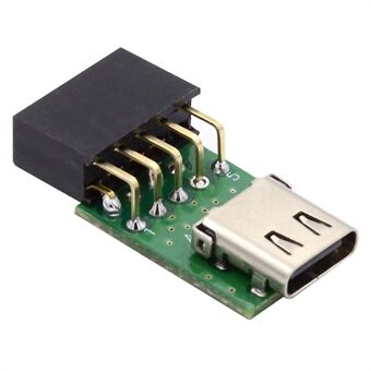 UC-141-TC001 Single Port Type-C 3.1 Hunn til USB 2.0 Hovedkort 9Pin 10Pin Adapter PCBA 480Mbps