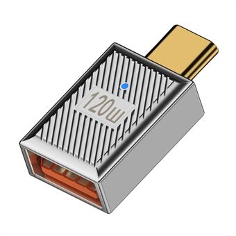 UC-017-SL USB 3.1 Type C hann til USB 3.0 A hunn 10 Gbps OTG Data 120 W strømadapter for bærbar nettbretttelefon