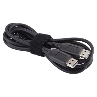 1,8M OEM USB-kabel DC Strømforsyning Adapter Lader Ladeledning for Lenovo Notebook