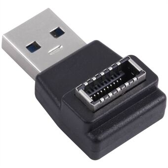 Type E Female til USB 3.0 Male Converter Extension Adapter for PC-hovedkort