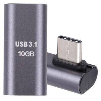 USB 3.1 Type-C hann- til USB 3.1 Type-C-hunkonverter-albueadapter