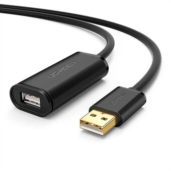 UGREEN 5m USB 2.0 hann til kvinnelig signalforsterker skjøteledning for skriver datamaskin bærbar PC