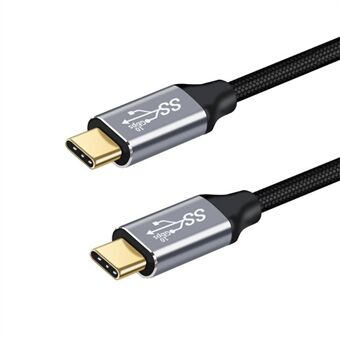 3M USB C til USB C-kabel USB 3.1 Gen2 10 Gbps multifunksjons 100W PD nylonflettet type C-kabel (hann til hann)