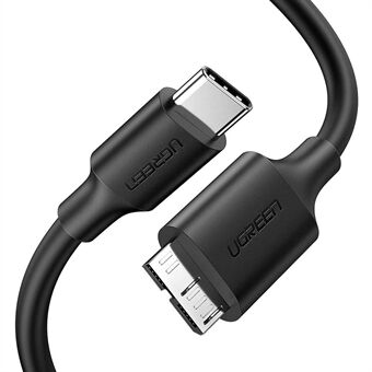 UGREEN 20103 1m USB-C til USB 3.0 Micro Rask Lading Rask Dataoverføring Samtidig kabelledning for harddisk / kamera / smarttelefon / nettbrett