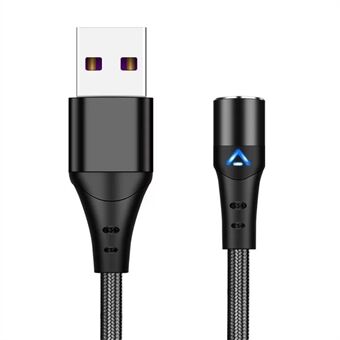 2m Magnetic Attraction Nylon Braided 3A Charging Cable USB Data Transmission Cord (No Magnetic Adapter)