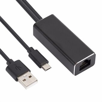 KMC-0316 Ethernet LAN USB Adapter Micro USB til RJ45 Converter for Amazon Fire Stick