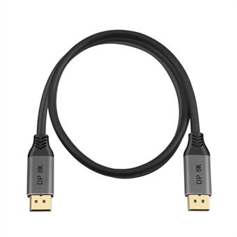 8K 60HZ DP1.4 kabel 1m DisplayPort hann til hann høyhastighets adapterledning for for HDTV projektor