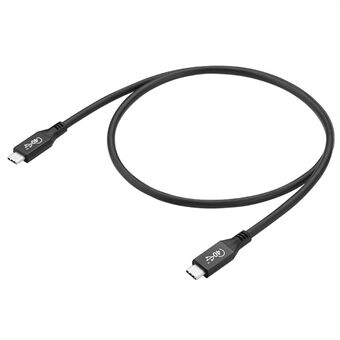 USB-IF PD3.0 100 W superlading USB4-kabel kompatibel med Thunderbolt 3 40 Gbps høyhastighets datasynkroniseringsledning (0,8 m)