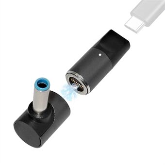100W USB C til 4,5x3,0mm PD DC-strømadapterkonverter for HP Pavilion Envy Elitebook Magnetisk USB C-kontakt for lading