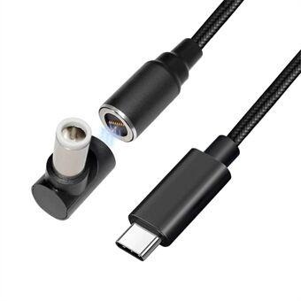 USB-C til 7,4x5,0 mm for Dell Latitude bærbar PC, 1,8m 100W magnetisk absorpsjon USB-C ladekabel Notebook Adapter Quick DC-kabel