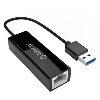 ORICO UTJ-U3 USB 3.0 til RJ45 kablet Gigabit Ethernet-portadapter for bærbar stasjonær datamaskinkonverter - svart