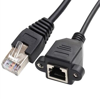 FTP STP UTP Cat 5th Hanne til Hunne Lan Ethernet Network Forlengelseskabel Patch-kabel med panelmonteringshull