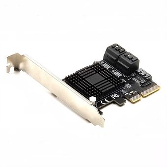 PCI-E til 5 SATA3.0-adapterkort Støtte for utvidelseskort for stasjonær datamaskin Hot Plug