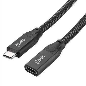 USB C-forlengelseskabel Gen2 20 Gbps Type C USB 3.1 hann til hunn 100W PD hurtiglading og 4K videoskjermforlengerledning for Thunderbolt 3