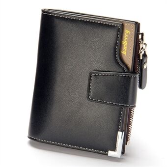 BAELLERRY D1282 Hasp Design Flere kortspor Kort lommebok med glidelåslomme PU-skinnmyntpung