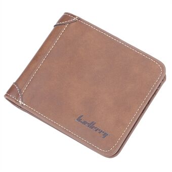 BAELLERRY D9150 Retro menn PU-skinn kort lommebok Bi-fold kort kontantholder bag