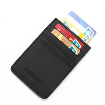 GUBINTU G111 Anti-tyveri RFID-beskyttet ekte skinn kredittkort-ID-lommeholder