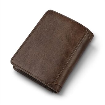 RFID lommebok for menn i skinn myntveske Kortholderveske