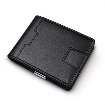 Ekte skinn RFID-blokkeringskortholder Bi-fold lommebok