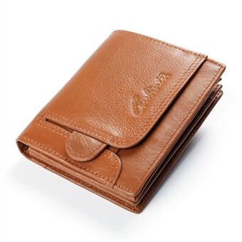 GUBINTU topplag kuskinn RFID-blokkerende kort lommebokkort for menn kontant bæreveske