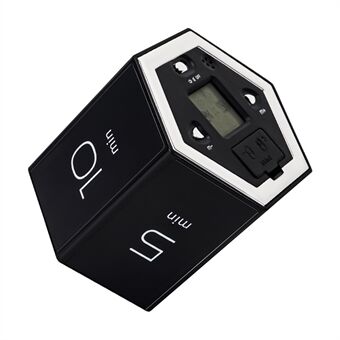 CT06 Cube sekskantet klokketimer Digital klokke Magnetisk timer for å studere matlaging og trene