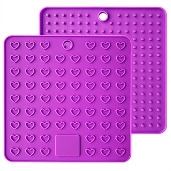 Thickened Silicone Heart-shaped Multi-functional Pad Thermal Insulation Mat