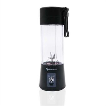 Portable Blender Mini Juicer Cup 380ml Fruit Mixing Machine USB Rechargeable Juicer Cup - Black