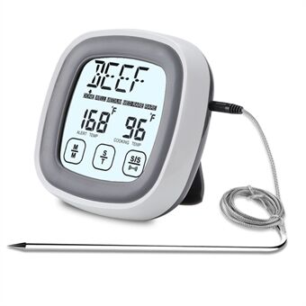 TS-BN53 Trådløs berøringsskjerm Kjøkken BBQ termometer Elektronisk verktøy for måling av matkjøtttemperatur (BPA-fri, FDA-sertifisert)