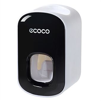 ECOCO Veggmontert tannkremdispenser for bad Automatisk tannkrempresser for Kids og voksne
