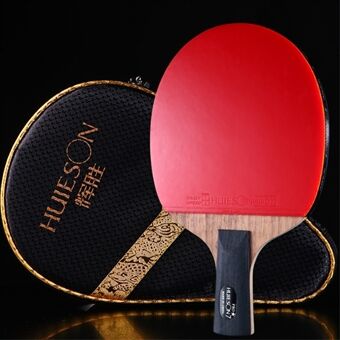 HUIESON HSZYPPP02 Profesjonell 7-stjerners bordtennisballtre Ping Pong-padle for seniorspillere
