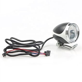 For KUGOO M4 10-tommers elektrisk scooter frontlampe 24-48V LED-lys med horntilbehør
