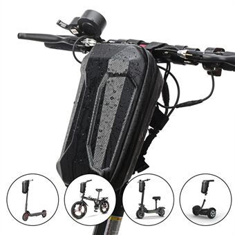 3L vanntett EVA Hard Shell Bag Sykkel Elektrisk Scooter Sammenleggbar E-Bike Styre Hengende oppbevaringsveske foran