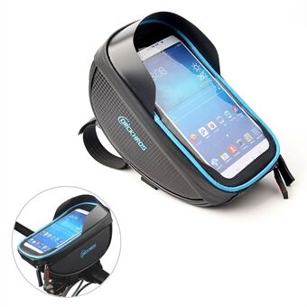 DRCK HROS Bike Handlebar Bag Waterproof Touch Screen Cycling Phone Pouch with Sun Visor