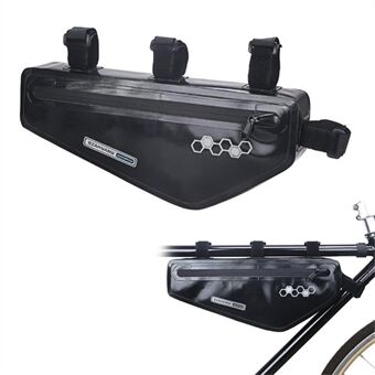 1,5L sykkel vanntett EVA Triangle Bag Mountain Bike Front Frame Storage Bag