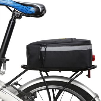B-SOUL sykkel MTB sykkelveske reflekterende bakre stativ bagasje pakke sykkel oppbevaringspose med sikkerhets baklys