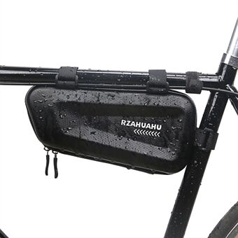 RZAHUAHU Sykkelfrontramme Hard Shell Bag Sykkelsykkel Vanntett Telefonverktøy Oppbevaringsveske