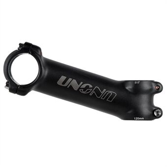UNO kvalitets aluminiumslegering sykkelstamme Mountain MTB stammen Justerbar sykkelstyrestang (lengde: 120 mm; vinkel: +/- 17 grader)