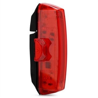 LD18S Smart Sensor Bremsebaklys Vanntett sykkelsete bak LED-lysstøtte USB-lading (rød induksjonsversjon)
