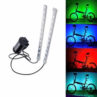 LEADBIKE A106 1 par sykkelramme Rør lys Lyse fargerik sykkel baklampe LED sykkel hjul lys Batteridrevet