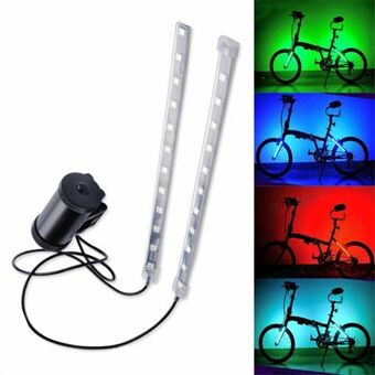 LEADBIKE A106 1 par LED-sykkelhjul lys Lys fargerikt sykkelramme Rørlys MTB baklykt USB oppladbar