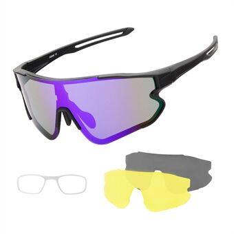 XQ-HD XQ-548 Sykkelsolbriller Sykkelbriller Brilleridning Outdoor sportsfiskebriller med utskiftbar linse