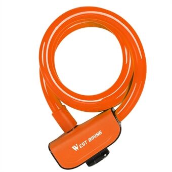 WEST BIKING Anti-theft Lengthened Bold Steel Cable Bicycle Lock