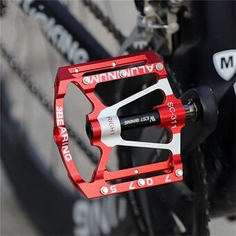 WEST BIKING 3 lagrede sykkelpedaler Aluminiumslegering Ultralette MTB landeveissykkelpedaler