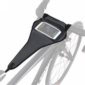 WEST BIKING Bike Trainer Svettebånd med telefonveske Hjemmetrening Sykling Svetteabsorberende beskyttelse
